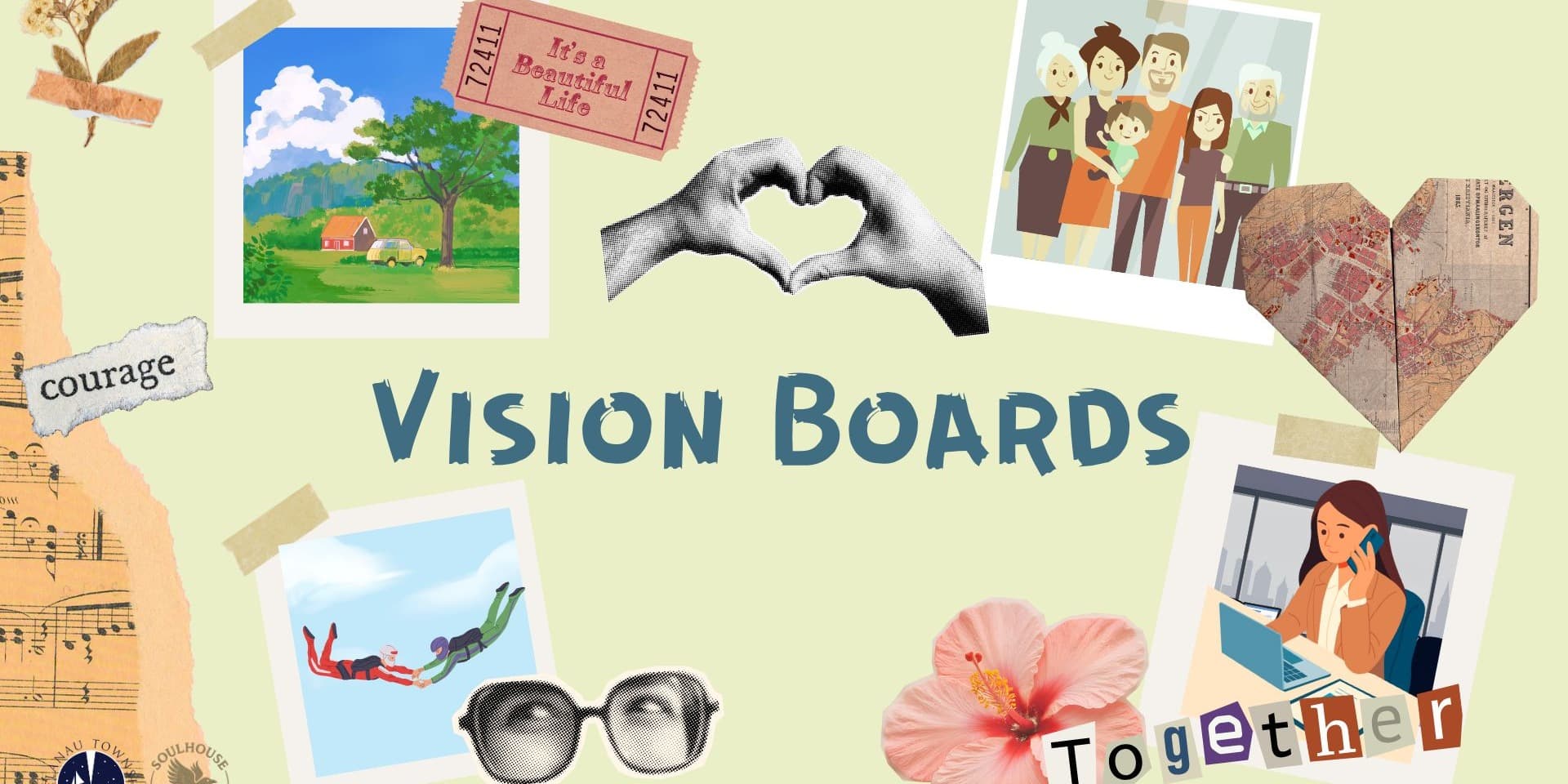 Vision Boards at Leelanau Township Library