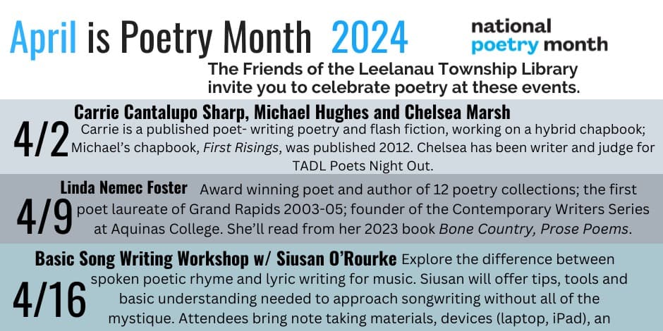 Friends of LTL Poetry month