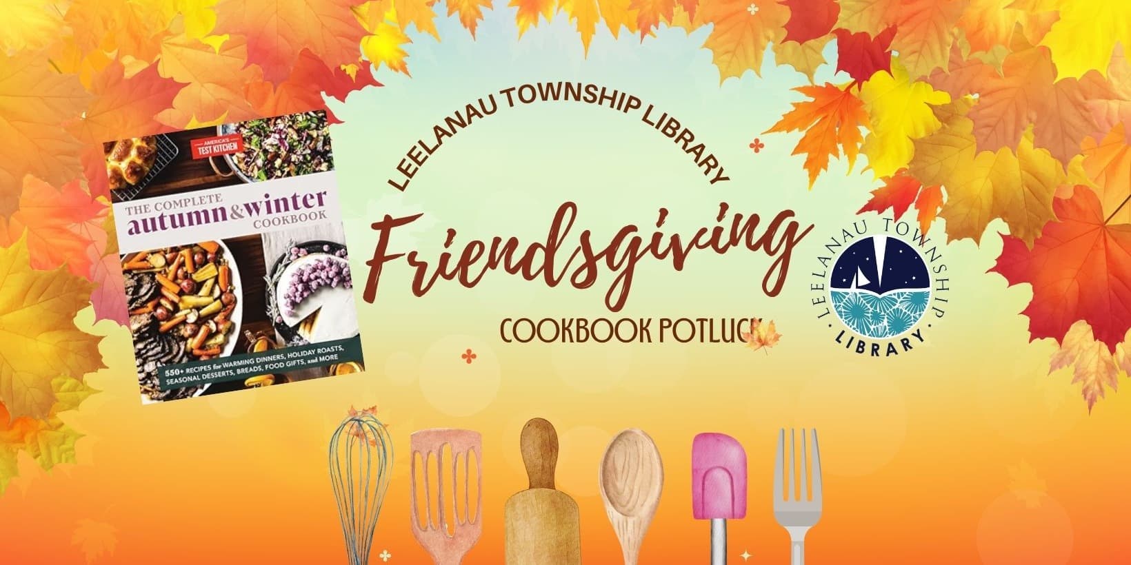 Leelanau Township Library Friendsgiving Cookbook Potluck