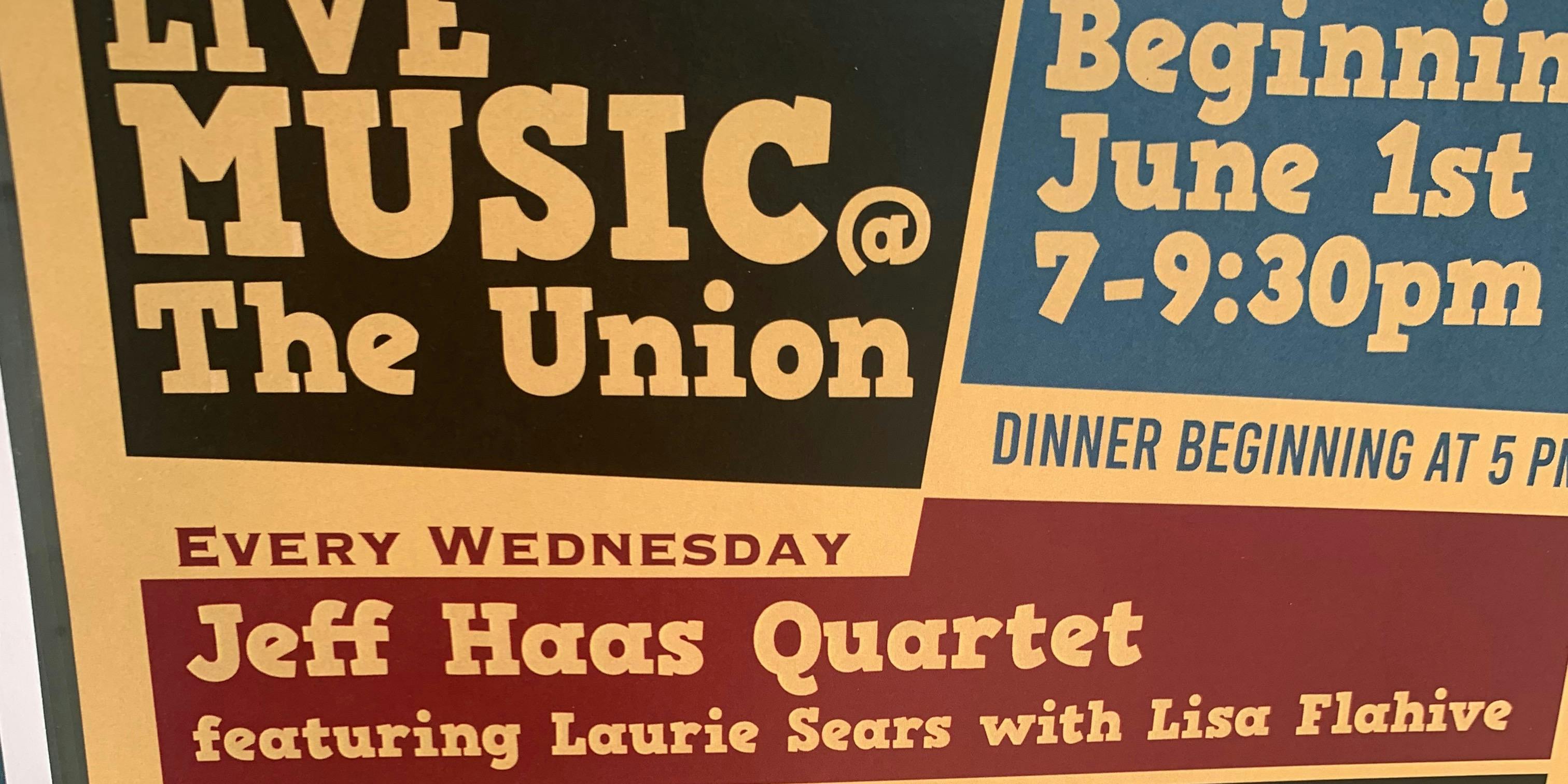 JEFF HAAS QUARTET: featuring Laurie Sears with Lisa Flahive